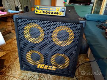 Amplificatore basso Markbass 800w cassa 8ohm