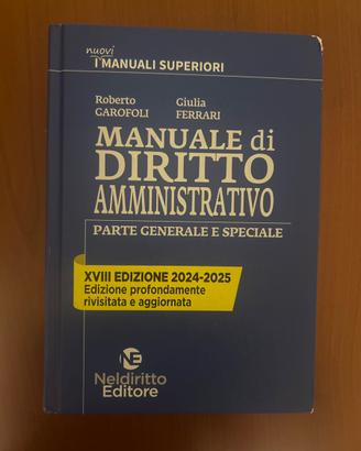 Manuale superiore di diritto amministrativo