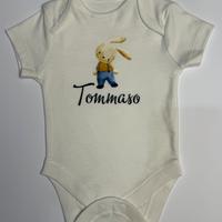 0-3m body personalizzato per Tomasso