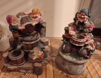 Fontana 7 nani, quadro pesce canta