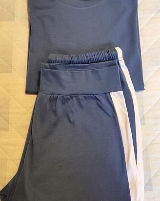 Tuta sportiva estiva donna due pezzi-Taglia S