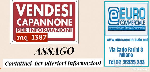 286/20 CAPANNONE ad Assago, 1387 mq totali