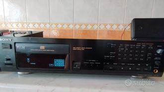 Lettore CD Sony CDP 897 Top uscita fissa variabile  			