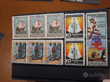 Francobolli antitubercolari fra il 1930 e il 1950