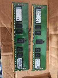 2 moduli memoria ram ddr4 8gb sdram