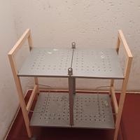carrello porta vivande pieghevole