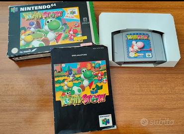 Yoshi's Story N64 custodia e manuale in tedesco