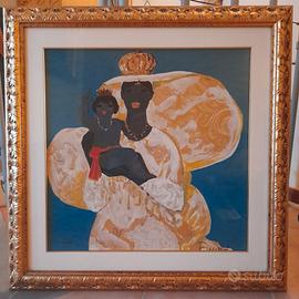 "Madonna con  bambino"  di Salvatore Fiume