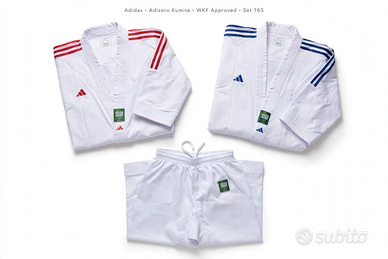 KARATEGI Adidas Adizero 165(3.5) Kumite 2 giacche