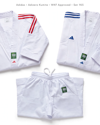 KARATEGI Adidas Adizero 165(3.5) Kumite 2 giacche
