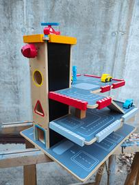 parcheggio multipiano in legno