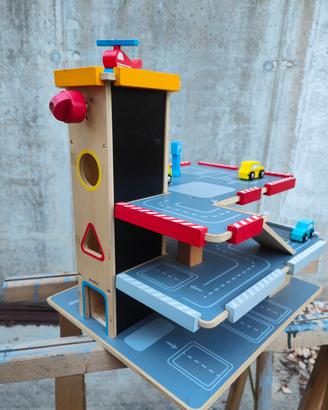 parcheggio multipiano in legno