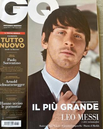 Copertina GQ Italia – Aprile 2011, N. 139 –  Messi