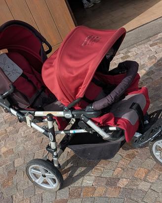 Passeggino gemellare trekking Jane Powertwin