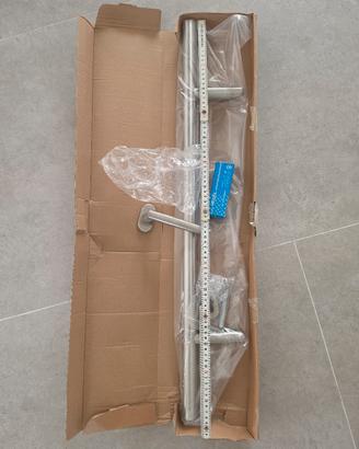 Maniglione portoncino 80 cm + maniglia + serratura