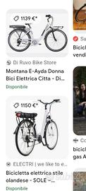 Bici elettrica / E-Bike — condizioni nuove