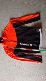 Giacca  bici  maniche  lunghe felpata dentro