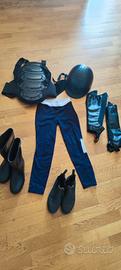 Abbigliamento completo equitazione-cavallo bambino