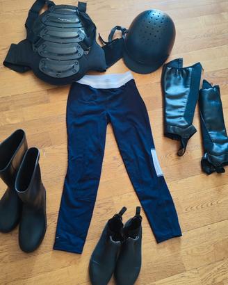 Abbigliamento completo equitazione-cavallo bambino