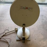 Parabola motorizzata camper