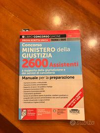 Concorso Ministero della Giustizia Manuale Simone