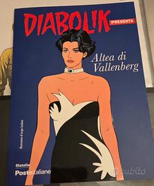 Folder Filatelico Diabolik Altea di Vallenborg