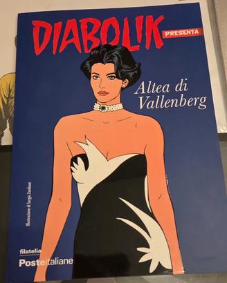 Folder Filatelico Diabolik Altea di Vallenborg
