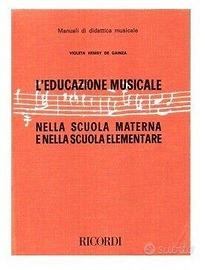 L'educazione musicale nella scuola materna e nel
