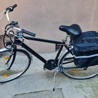Bicicletta uomo BMB in alluminio con borsoni