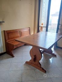 Panca e tavolo 