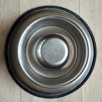 Ciotola anti ingozzo, acciaio inox taglia M