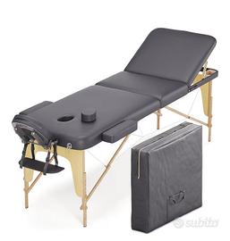 lettino da massaggio in legno pieghevole nuovo 