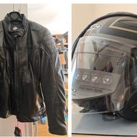 giacca e casco donna