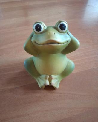 rana in ceramica 
