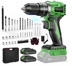 Avvitatore a Batteria 21V, Brushless, 50Nm