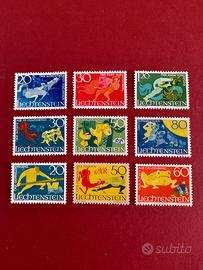 SAGGI E LEGGENDE 3 SERIE  '67 68 69 LIECHTENSTEIN