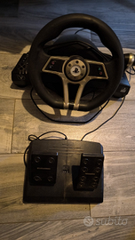 Pedaliera + Volante per PS3, PS4 e PC