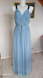 Abito lungo Carla Montanarini 🪸 azzurro