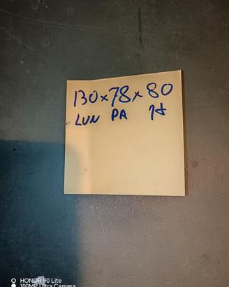 scrivania in noce, fine 800