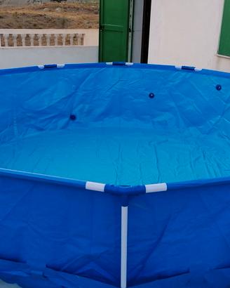 piscina da esterno rotonda Bestway come nuova 