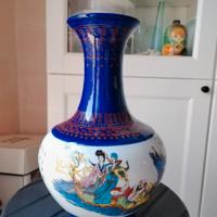 vaso cinese blu