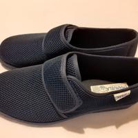 Scarpe di tela estive con velcro e suola in gomma