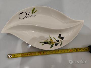 piatto basso per sottaceti 25 cm