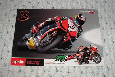 FLYER aprilia racing world superbike MAX BIAGGI