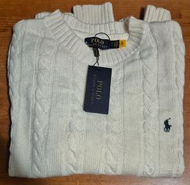 Maglione Polo Ralph Lauren bianco