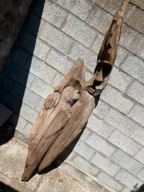 Scultura in legno - maternità