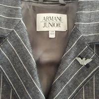 Giacca gessata armani junior