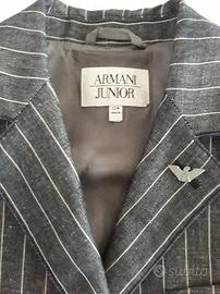 Giacca gessata armani junior