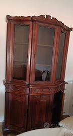 Mobili soggiorno in legno+tavolo tondo allungabile