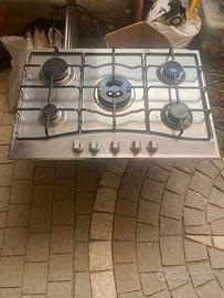 Piano cottura a gas ariston 5 fuochi
